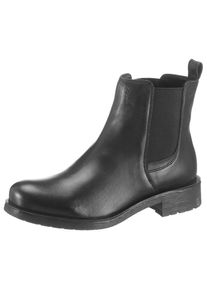 Geox, Damen Chelseaboots, Schwarz