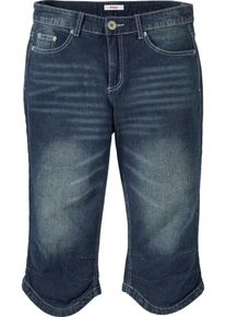 sheego Denim, Damen Denim Capri-Stretch-Jeans, Blau