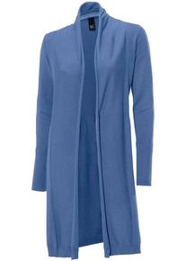 Heine, Damen Longstrickjacke, Blue Denim