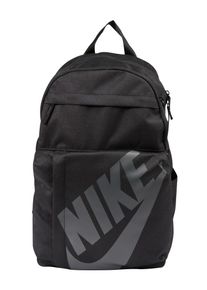 Nike Sportswear, Damen Rucksack 'Eletal' mit Schriftzug, Grau / Schwarz