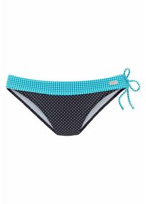 Buffalo, Damen Bikini-Hose "Florida", Hellblau / Schwarz / Weiß
