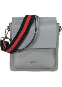 s.Oliver RED LABEL, Damen Umhängetaschen, Grau / Rot / Schwarz