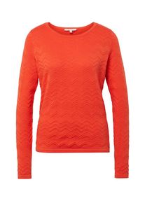 Tom Tailor Denim, Damen Pullover, Hellrot