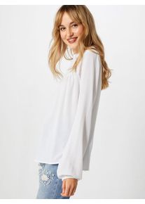 Review, Damen Bluse 'MESH INSERT BL', Wei&szlig;
