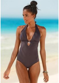 s.Oliver RED LABEL, Damen Badeanzug, Braun