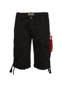 Alpha Industries, Herren Shorts 'Jet', Schwarz