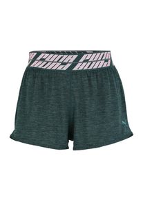 Puma, Damen Sportshorts 'Own It', Dunkelgr&uuml;n / Rosa