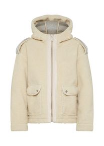 Scotch & Soda SCOTCH & SODA, Damen Jacke 'Bonded teddy jacket with hood', Creme