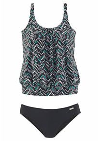 Lascana, Damen Tankini, Schwarz