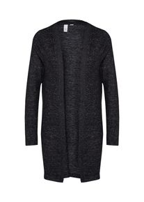 Q/S Designed By, Damen Strickjacke, Schwarzmeliert