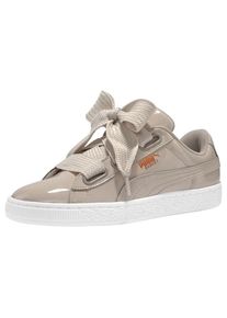 Puma, Damen Sneaker 'Basket Heart Patent', Camel