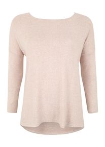 Only Carmakoma, Damen Pullover 'INDIA', Beige / Rosa