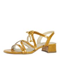 Heine, Damen Sandalette, Goldgelb