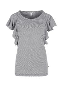 Q/S Designed By, Damen Shirt, Schwarz / Weiß