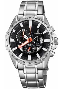 Festina, Herren &raquo;Chronograph Sport, F6864/4&laquo;, Schwarz / Silber