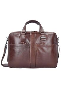 Samsonite, Herren West Harbor Businesstasche Leder 42 cm Laptopfach, Braun