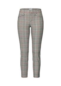 GAP, Damen Hose 'SKINNY ANKLE PLAID BUCKLE', Grau