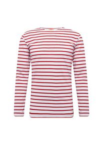 Armor lux, Herren Shirt 'Marini&egrave;re "Ploz&eacute;vet" H&eacute;ritage Homme', Rot / Wei&szlig;