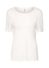 Only, Damen Shirt 'NICOLE', Wei&szlig;