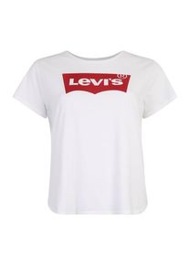 LEVI'S&reg; PLUS Levi's Plus, Damen Shirt 'PERFECT TEE', Rot / Wei&szlig;