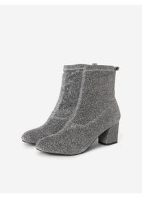 Pieces, Damen Stiefel, Silber
