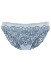 Palmers, Damen Minislip 'Crochet Print Minislip', Hellblau