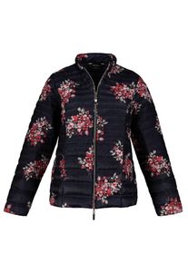 Ulla Popken, Damen Steppjacke, Mischfarben / Schwarz