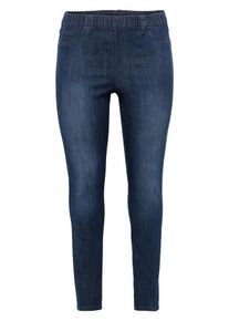 sheego Denim, Damen Jeggings, Dunkelblau
