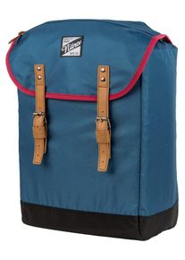 Nitro, Damen Rucksack 'Venice', Blau / Cognac / Hellrot