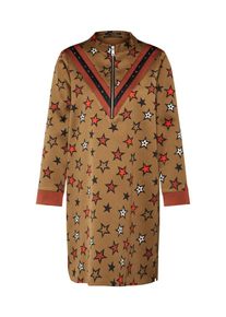 Scotch & Soda SCOTCH & SODA, Damen Kleid' star print', Hellbraun / Rostrot