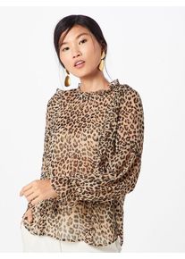 Rue de Femme, Damen Bluse 'Olivia', Sand / Schwarz