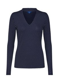 Tom Tailor, Damen Shirt, Navy / Weiß
