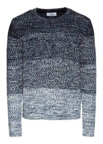 Kiomi, Herren Pullover 'Mouline Jumper Heavy Gauge', Blaumeliert