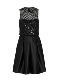 Laona, Damen Cocktailkleid mit Pailletten, Schwarz