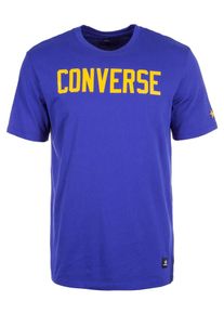 Converse, Herren T-Shirt 'Essentials', Dunkelblau / Gelb