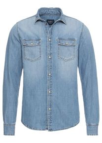 Pepe Jeans, Herren Jeanshemd 'HAMMOND', Blue Denim