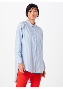 Tom Tailor Denim, Damen Bluse, Blau / Hellgrün / Weiß