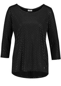 Gerry Weber, Damen Shirt, Schwarz / Silber