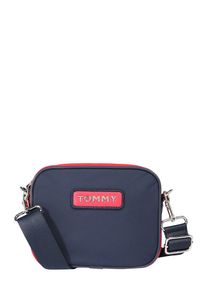 Tommy Hilfiger, Damen Tasche 'VARSITY NLYON CROSSOVER', Navy / Hellrot