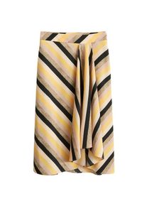 Mango, Damen Rock 'Daniela', Beige / Hellbraun / Gelb / Schwarz
