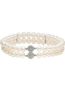 Christ, Damen Armband, Silber / Perlweiß