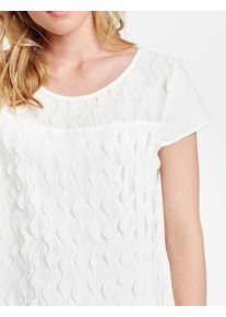 Taifun, Damen Bluse, Offwhite