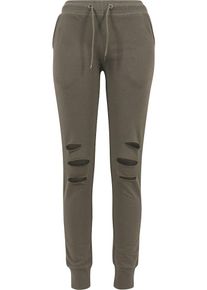 Urban Classics, Damen Pants, Oliv