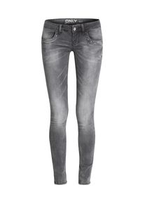 Only, Damen Skinny Jeans mit Nieten 'ONLIvy', Dunkelgrau
