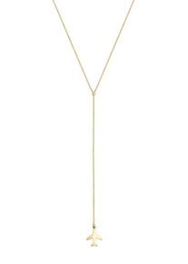 Elli, Damen Kette 'Flugzeug', Gold