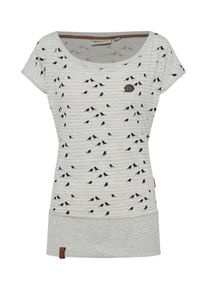 Naketano, Damen Shirt 'Wolle Spatzl', Marine / Graumeliert