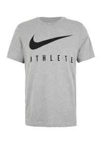 Nike, Herren Shirt 'M NK DRY TEE DB ATHLETE', Graumeliert / Schwarz