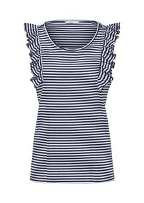 EDC by Esprit, Damen Shirt, Navy / Weiß