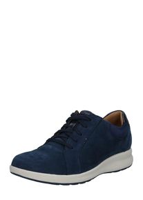Clarks, Damen Sneaker 'Un Adorn Lace', Navy / Wei&szlig;