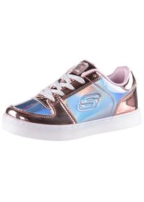 Skechers, M&auml;dchen Sneaker 'Energy Lights', Rosegold